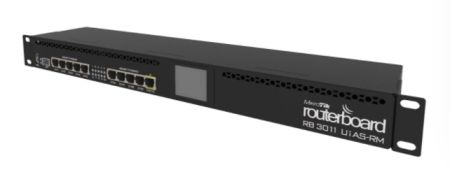 Роутер MikroTik RB3011UIAS-RM, черный Роутер MikroTik RB3011UIAS-RM, черный