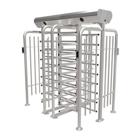 Турникет полноростовой двухпроходной ZKTeco FHT2422D 4-х лопастной (90°), с биометрическими считывателями Турникет полноростовой двухпроходной ZKTeco FHT2422D 4-х лопастной (90°), с биометрическими считывателями