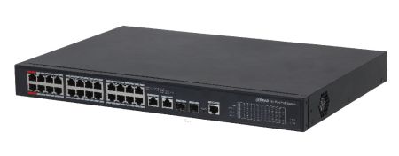 Управляемый POE коммутатор 26-портовый Dahua DH-PFS4226-24ET-360 Управляемый POE коммутатор 26-портовый Dahua DH-PFS4226-24ET-360