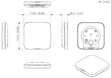 Концентратор беспроводной сигнализации Dahua DHI-ARC3800H-W2(868) Концентратор беспроводной сигнализации Dahua DHI-ARC3800H-W2(868)