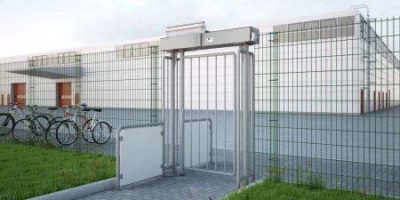 Моторизованная полноростовая калитка Magnetic MPG 172 (MPG172CA140), нерж. сталь, отдельностоящая Моторизованная полноростовая калитка Magnetic MPG 172 (MPG172CA140), нерж. сталь, отдельностоящая