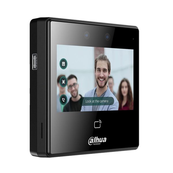 Биометрический терминал доступа AI Dahua DHI-ASI3213A-W с распознаванием лиц и Mifare карт Биометрический терминал доступа AI Dahua DHI-ASI3213A-W с распознаванием лиц и Mifare карт