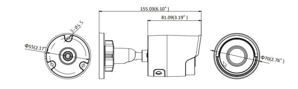 Уличная IP-камера Hikvision DS-2CD2023G0-I (6 мм) (Black) с ИК-подсветкой до 30м