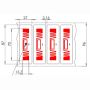 Метка Labels 87x27 UHF, UCODE8, прозрачная PET наклейка (70x13,7) Метка Labels 87x27 UHF, UCODE8, прозрачная PET наклейка (70x13,7)