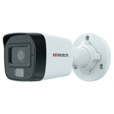 Уличная HD-TVI видеокамера HiWatch DS-T200A(B) (2.8 мм) с EXIR-подсветкой до 30 м и микрофоном Уличная HD-TVI видеокамера HiWatch DS-T200A(B) (2.8 мм) с EXIR-подсветкой до 30 м и микрофоном