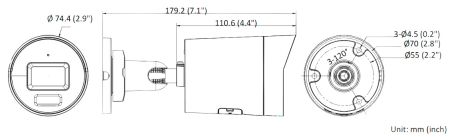 Уличная IP-камера Hikvision DS-2CD2023G2-IU(D) (6 мм) с технологией AcuSense Уличная IP-камера Hikvision DS-2CD2023G2-IU(D) (6 мм) с технологией AcuSense