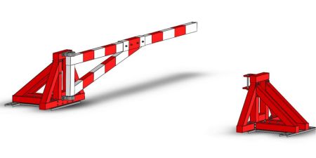 Противотаранный ручной шлагбаум Фантом F6B-R, 6 м Противотаранный ручной шлагбаум Фантом F6B-R, 6 м