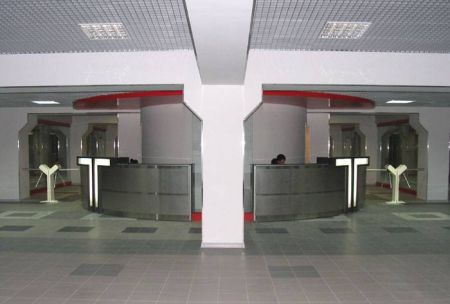 Турникет-трипод PERCo-TTR-04СW уличный из окрашенной стали (с планками) Турникет-трипод PERCo-TTR-04СW уличный из окрашенной стали (с планками)