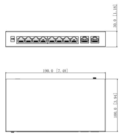 POE коммутатор 10-портовый Dahua DH-PFS3010-8ET-96 POE коммутатор 10-портовый Dahua DH-PFS3010-8ET-96