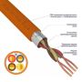 Кабель пожарной сигнализации КПСЭнг(А)-FRLS 2х2х1, огнестойкий, оранжевый Кабель пожарной сигнализации КПСЭнг(А)-FRLS 2х2х1, огнестойкий, оранжевый