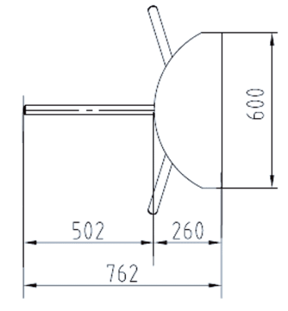 Турникет-трипод dormakaba Kerberos TPB-L07, механизм Тип 1.2 Турникет-трипод dormakaba Kerberos TPB-L07, механизм Тип 1.2