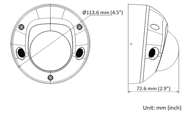 Миникупольная IP-видеокамера 8Мп HikVision DS-2CD2583G2-IS (4 мм) с технологией AcuSense