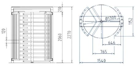 Полноростовой турникет dormakaba Kentaur FTS-E04 Полноростовой турникет dormakaba Kentaur FTS-E04