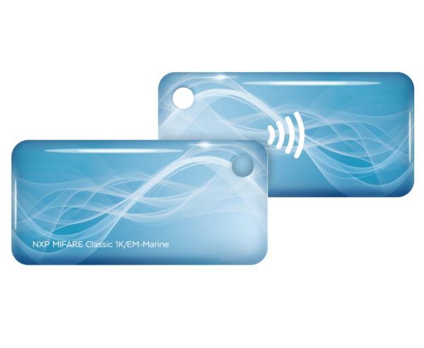 Брелок комбинированный EM-Marine + Mifare Classic 1K, 4 byte nUID Брелок комбинированный EM-Marine + Mifare Classic 1K, 4 byte nUID