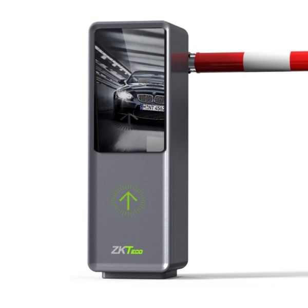 Комплект автоматического шлагбаума ZKTeco BG-LCD100 с дисплеем, с круглой стрелой 4 метра