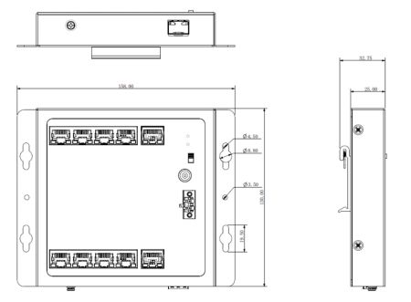 Неуправляемый 8-портовый PoE коммутатор Dahua DH-PFS3111-8ET-96-F Неуправляемый 8-портовый PoE коммутатор Dahua DH-PFS3111-8ET-96-F