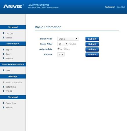 Биометрическая система учета рабочего времени Anviz C2 WEB Server Биометрическая система учета рабочего времени Anviz C2 WEB Server