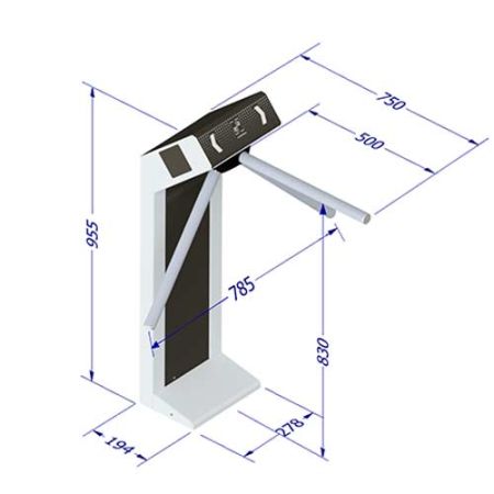 Турникет-трипод Carddex STR-01 (без планок) Турникет-трипод Carddex STR-01 (без планок)