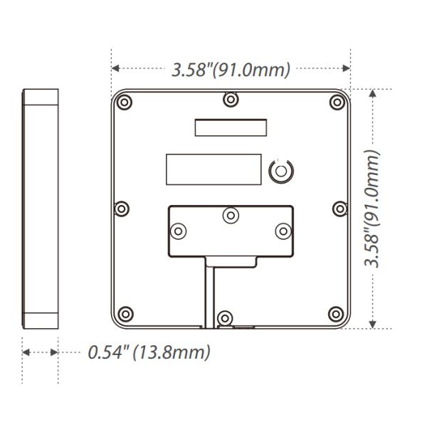 Биометрический считыватель ZKTeco KF1100 с распознаванием лиц Visible Light и карт EM marine Биометрический считыватель ZKTeco KF1100 с распознаванием лиц Visible Light и карт EM marine