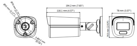 Уличная HD-TVI видеокамера 2Мп HikVision ColorVu DS-2CE12DF3T-FS (3.6 мм) с микрофоном (AoC) Уличная HD-TVI видеокамера 2Мп HikVision ColorVu DS-2CE12DF3T-FS (3.6 мм) с микрофоном (AoC)