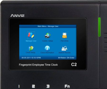 Биометрическая система учета рабочего времени Anviz C2 WEB Server Биометрическая система учета рабочего времени Anviz C2 WEB Server