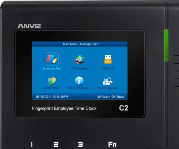 Биометрическая система учета рабочего времени Anviz C2 WEB Server