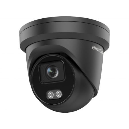 Уличная IP-видеокамера ColorVu 4Мп HikVision DS-2CD2347G2-LU(C) (2.8 мм) с технологиями ColorVu и AcuSense, черная Уличная IP-видеокамера ColorVu 4Мп HikVision DS-2CD2347G2-LU(C) (2.8 мм) с технологиями ColorVu и AcuSense, черная