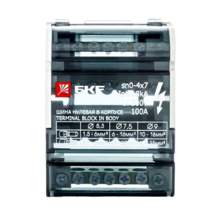 Нулевая шина в корпусе EKF 4x7 PROxima sn0-4x7 Нулевая шина в корпусе EKF 4x7 PROxima sn0-4x7