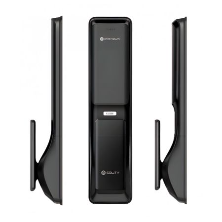 Электронный замок биометрический Face ID Solity GP-6000BAK Black, распознавание по лицу, двухригельный Электронный замок биометрический Face ID Solity GP-6000BAK Black, распознавание по лицу, двухригельный