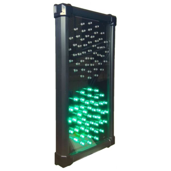 Светофор светодиодный двухсекционный Инфопаркинг ИС-1/12/К с козырьками