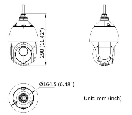 Уличная скоростная поворотная IP-камера 2Мп HiWatch DS-I215(D) с EXIR-подсветкой до 100м Уличная скоростная поворотная IP-камера 2Мп HiWatch DS-I215(D) с EXIR-подсветкой до 100м
