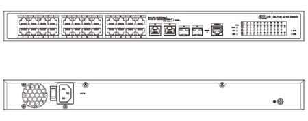 ePoE-коммутатор 24-портовый Dahua DH-LR2226-24ET-360, гигабитный, управляемый ePoE-коммутатор 24-портовый Dahua DH-LR2226-24ET-360, гигабитный, управляемый