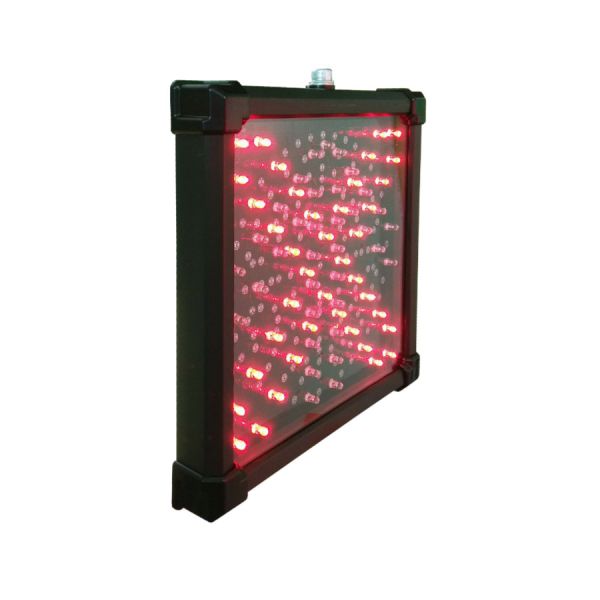 Светодиодный односекционный светофор Инфопаркинг ИС-Р1/12, 145 мм (красный крест, зелёная стрелка)