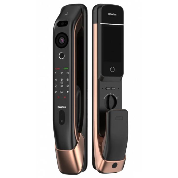 Биометрический электронный замок Kaadas K20 Pro Max Copper с распознаванием лица и функцией видеодомофона Биометрический электронный замок Kaadas K20 Pro Max Copper с распознаванием лица и функцией видеодомофона
