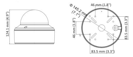 Антивандальная HD-TVI видеокамера 8Мп HikVision DS-2CE59U7T-AVPIT3ZF (2.7-13.5 мм) с EXIR-подсветкой до 60м Антивандальная HD-TVI видеокамера 8Мп HikVision DS-2CE59U7T-AVPIT3ZF (2.7-13.5 мм) с EXIR-подсветкой до 60м