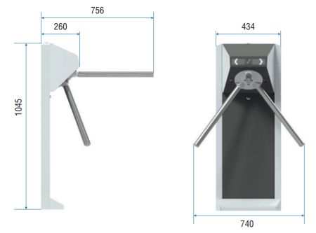 Турникет-трипод Carddex STL-01 (без планок) Турникет-трипод Carddex STL-01 (без планок)