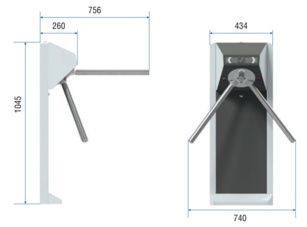 Турникет-трипод Carddex STL-01 (без планок)