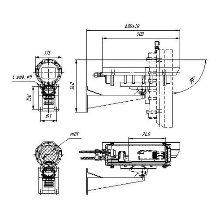 Термокожух Wizebox Explosion Proof WEX40-24V-03 Термокожух Wizebox Explosion Proof WEX40-24V-03
