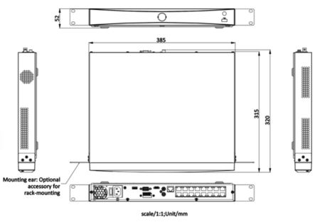 Видеорегистратор PoE 16-канальный iFlow F-NR-216EX/2 Видеорегистратор PoE 16-канальный iFlow F-NR-216EX/2