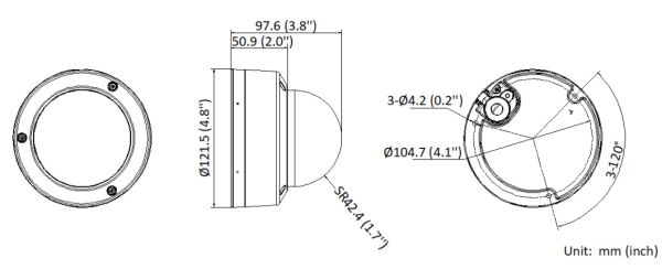 Уличная IP-камера ColorVu 8Мп Hikvision DS-2CD2187G2-LSU(C) (2.8 мм), черная, с AcuSense и LED-подсветкой до 30м