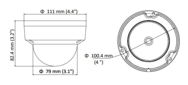 Уличная купольная IP-камера 2Мп HiWatch DS-I252 (4 мм) Уличная купольная IP-камера 2Мп HiWatch DS-I252 (4 мм)