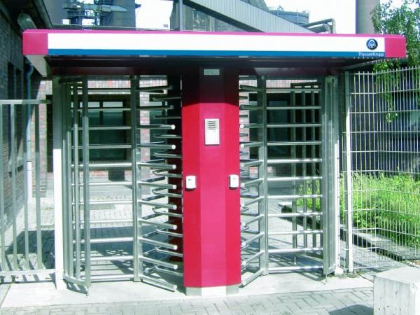 Двухпроходный полноростовой турникет Gotschlich Ecco 120 HD Stainless (6ELD3ABHC)