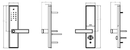 Цифровой дверной замок dormakaba IC800, черный Цифровой дверной замок dormakaba IC800, черный
