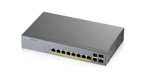 Управляемый PoE-коммутатор 8-канальный Zyxel GS1350-12HP Управляемый PoE-коммутатор 8-канальный Zyxel GS1350-12HP
