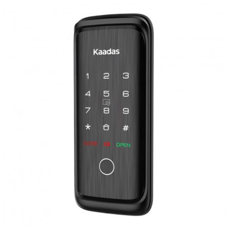 Электронный биометрический замок Kaadas R8-5GL с отпечатком пальца, для стеклянных дверей, накладной Электронный биометрический замок Kaadas R8-5GL с отпечатком пальца, для стеклянных дверей, накладной