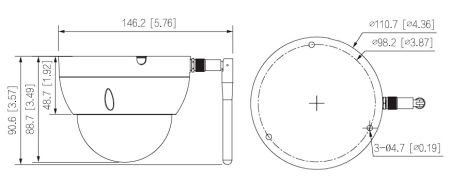 IP-видеокамера уличная 4Мп Dahua DH-IPC-HDBW1430DEP-SW-0360B с ИК-подсветкой до 30м и Wi-Fi IP-видеокамера уличная 4Мп Dahua DH-IPC-HDBW1430DEP-SW-0360B с ИК-подсветкой до 30м и Wi-Fi