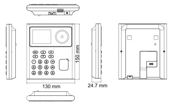 Терминал доступа HikVision DS-K1T320EX с распознаванием лиц и карт EM Терминал доступа HikVision DS-K1T320EX с распознаванием лиц и карт EM