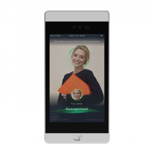Биометрический терминал распознавания лиц Uface 8, настенный