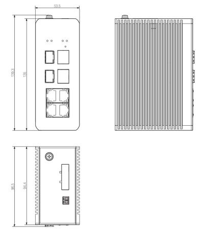 Управляемый 4-портовый промышленный PoE коммутатор Dahua DH-IS4207-4GT-120 Управляемый 4-портовый промышленный PoE коммутатор Dahua DH-IS4207-4GT-120