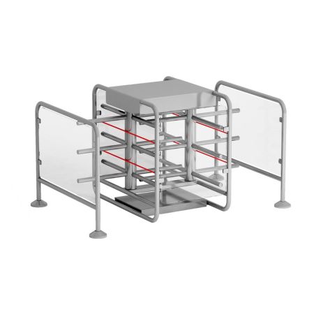 Двухпроходный роторный двухлопастной полуростовой турникет Gotschlich Vario 1100 D-180 (6VAR11D2A) Двухпроходный роторный двухлопастной полуростовой турникет Gotschlich Vario 1100 D-180 (6VAR11D2A)